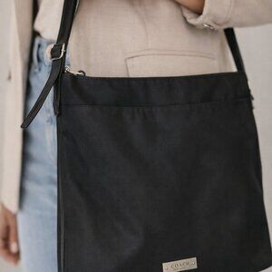 Coach vintage 1999 Black Crossbody Bag - Y2K Nylon Leather Style 7414